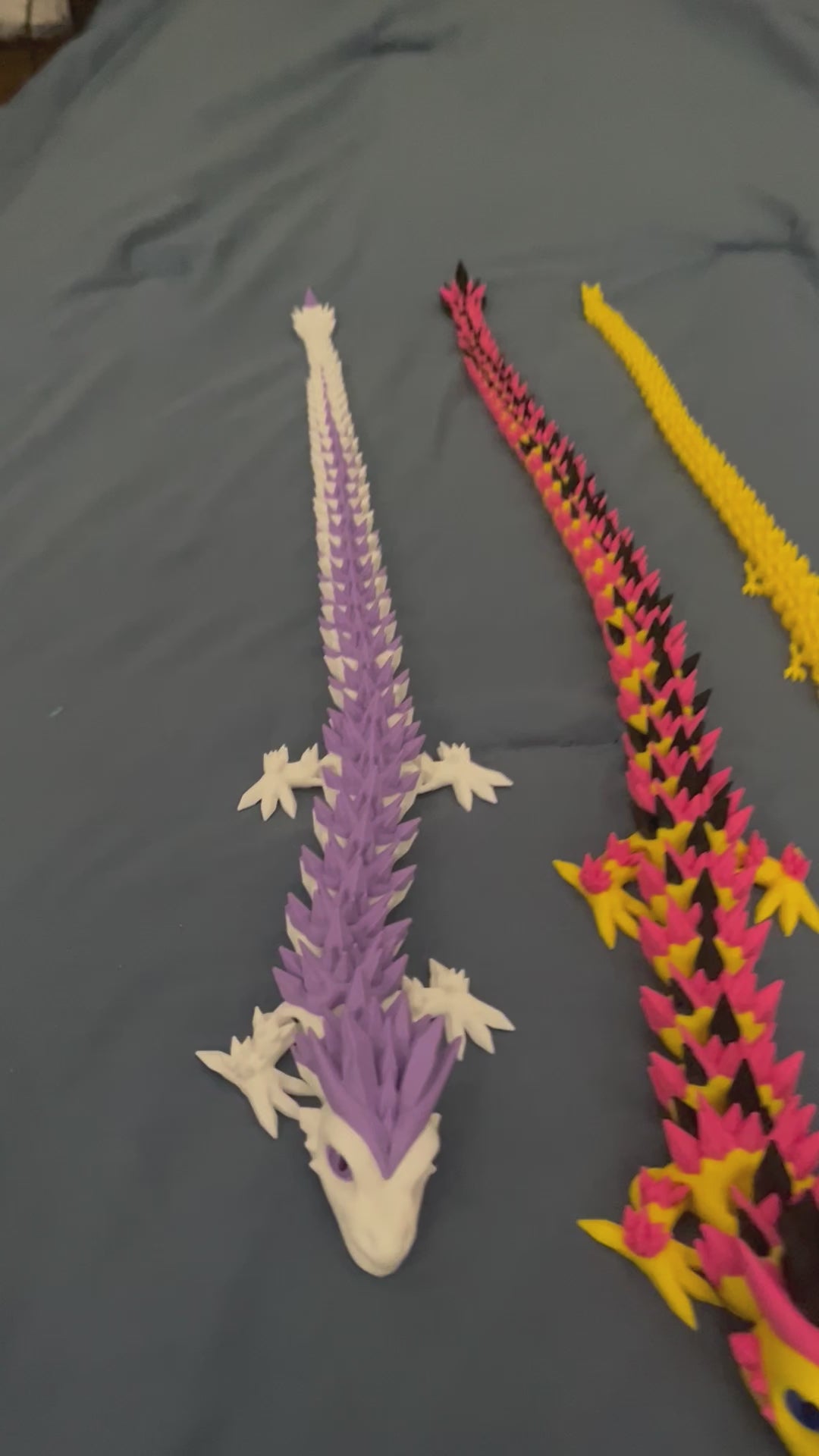 3D Printed Miniature Dragon and Egg