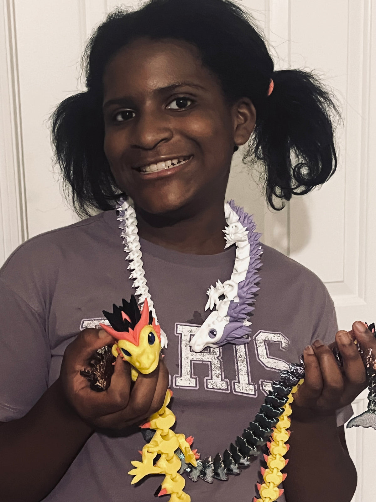 3D Printed Miniature Dragon and Egg